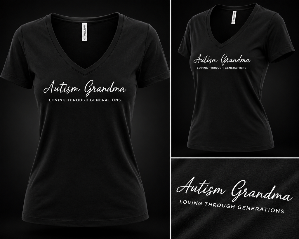 AUTISM GRANDMA LOVING THROUGH GENERATIONS (Relaxed Fit)