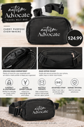 INVINCEABLE Autism Advocate Travel Belt Bag
