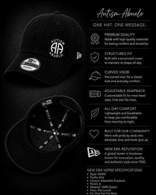 Autism Abuelo New Era Cap