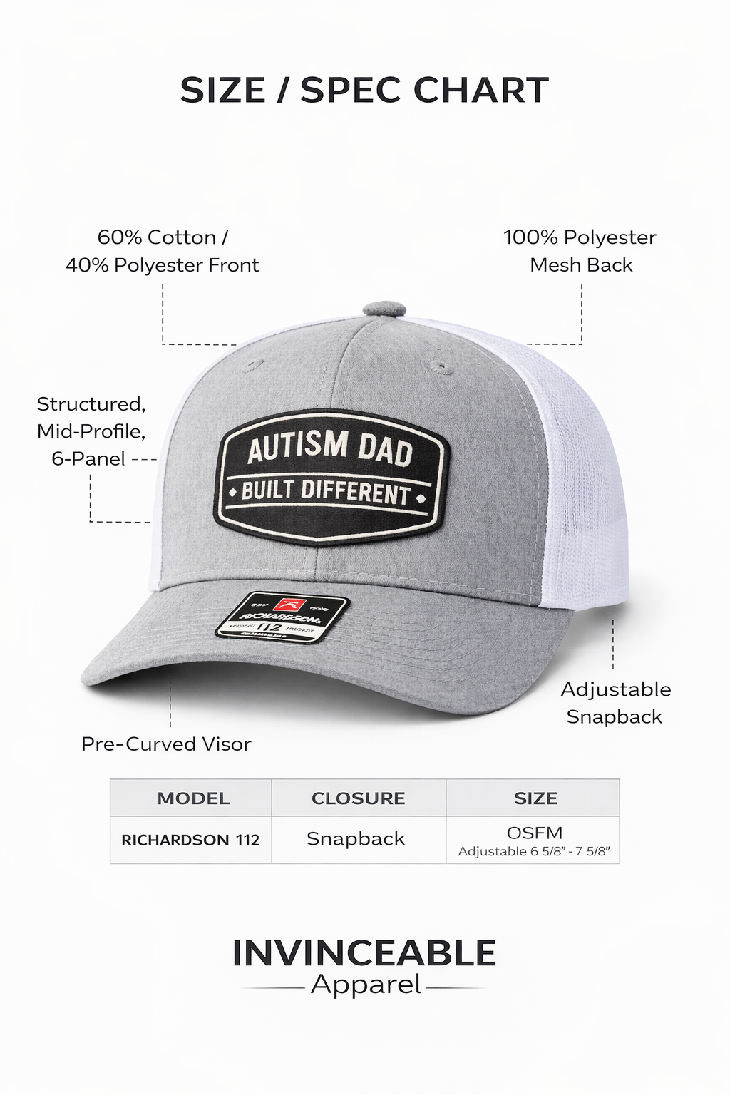 Autism Dad Trucker Hat