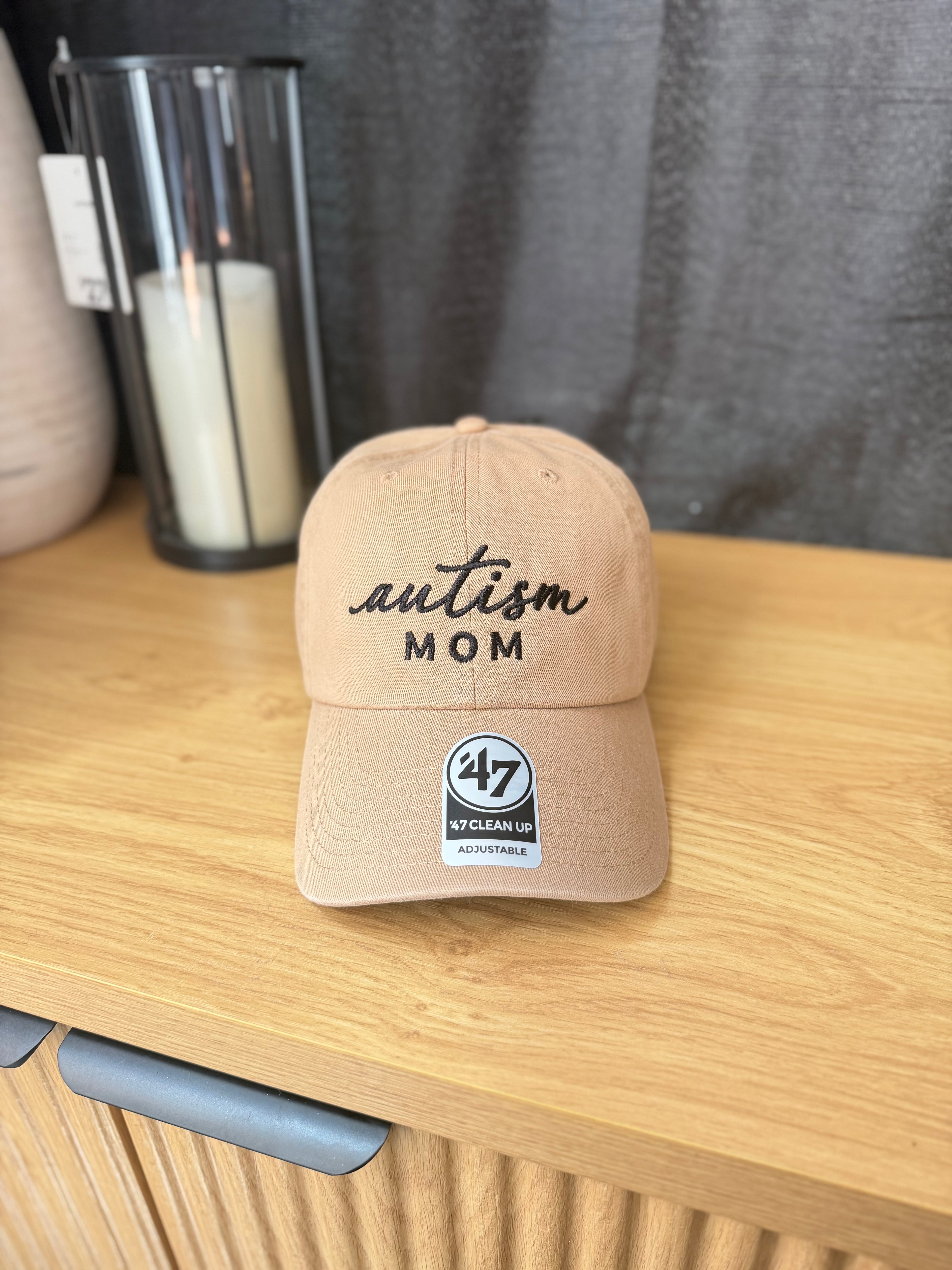 Autism Mom Embroidered 47 Brand hat
